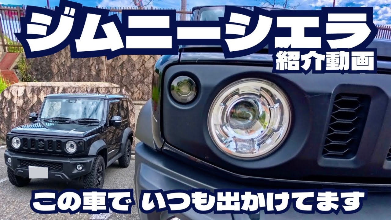 【紹介動画】僕の車、紹介します！エンブレム、ウィンカー、ホイール全部黒！