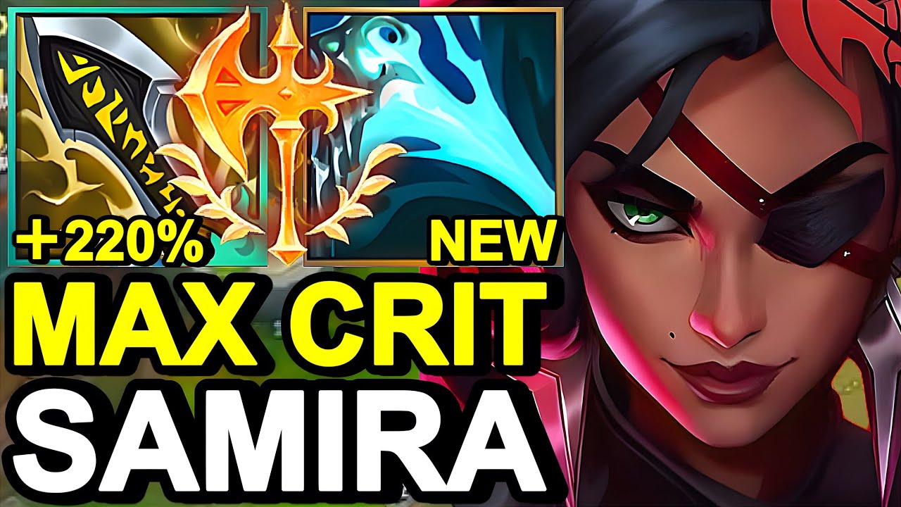 Wild Rift China Samira Adc - 22KILL PENTA MAX CRITICAL SAMIRA BUILD RUNES - Challenger Rank Gameplay