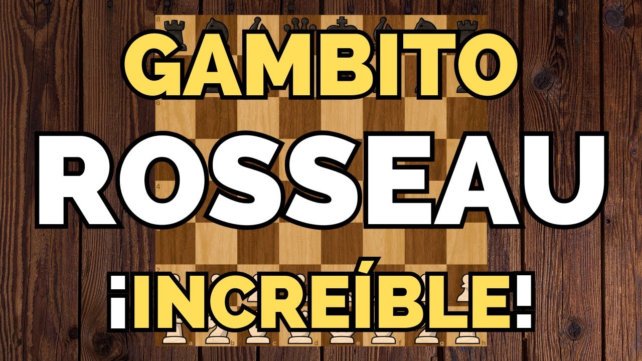 GANA el 99% de PARTIDAS con el GAMBITO ROUSSEAU✅♟️
