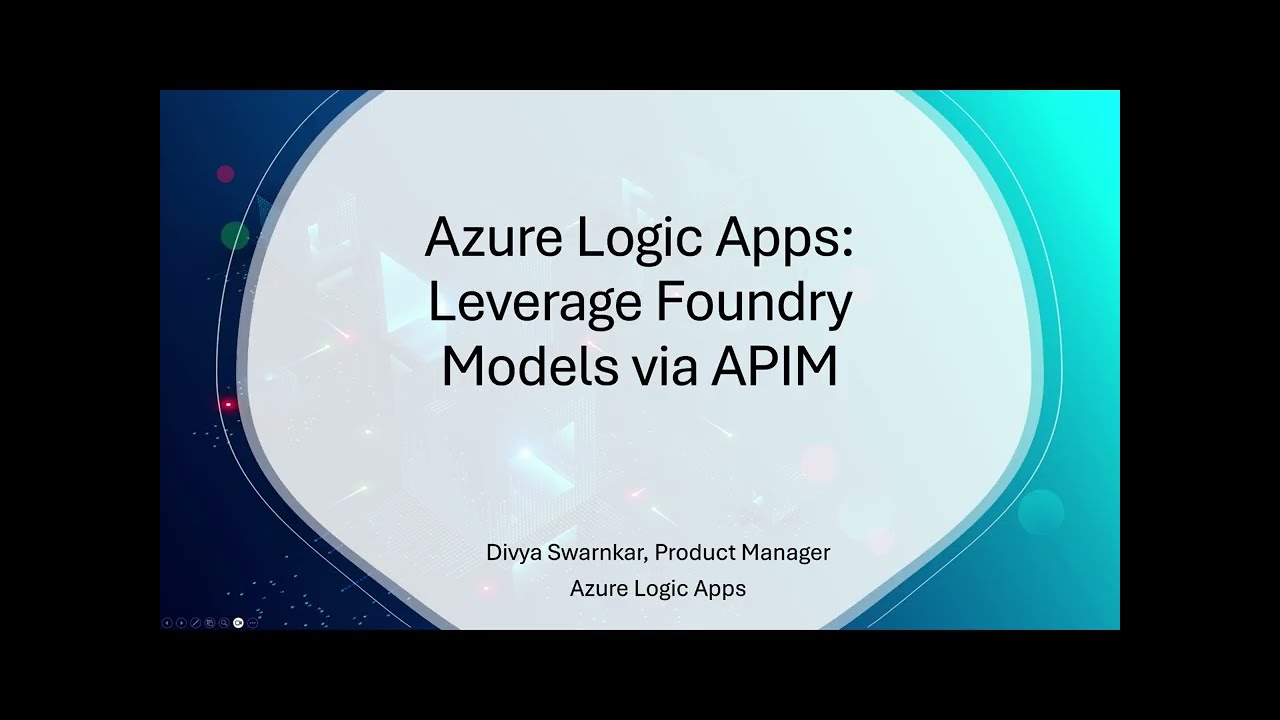 Use Foundry Models via APIM from Logic Apps Workflows
