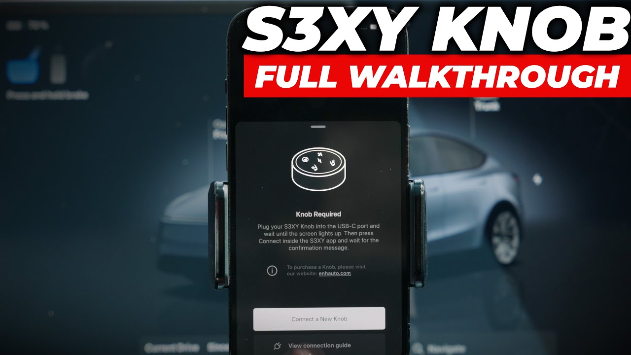Customize Your Tesla |  S3XY Knob Full Walkthrough