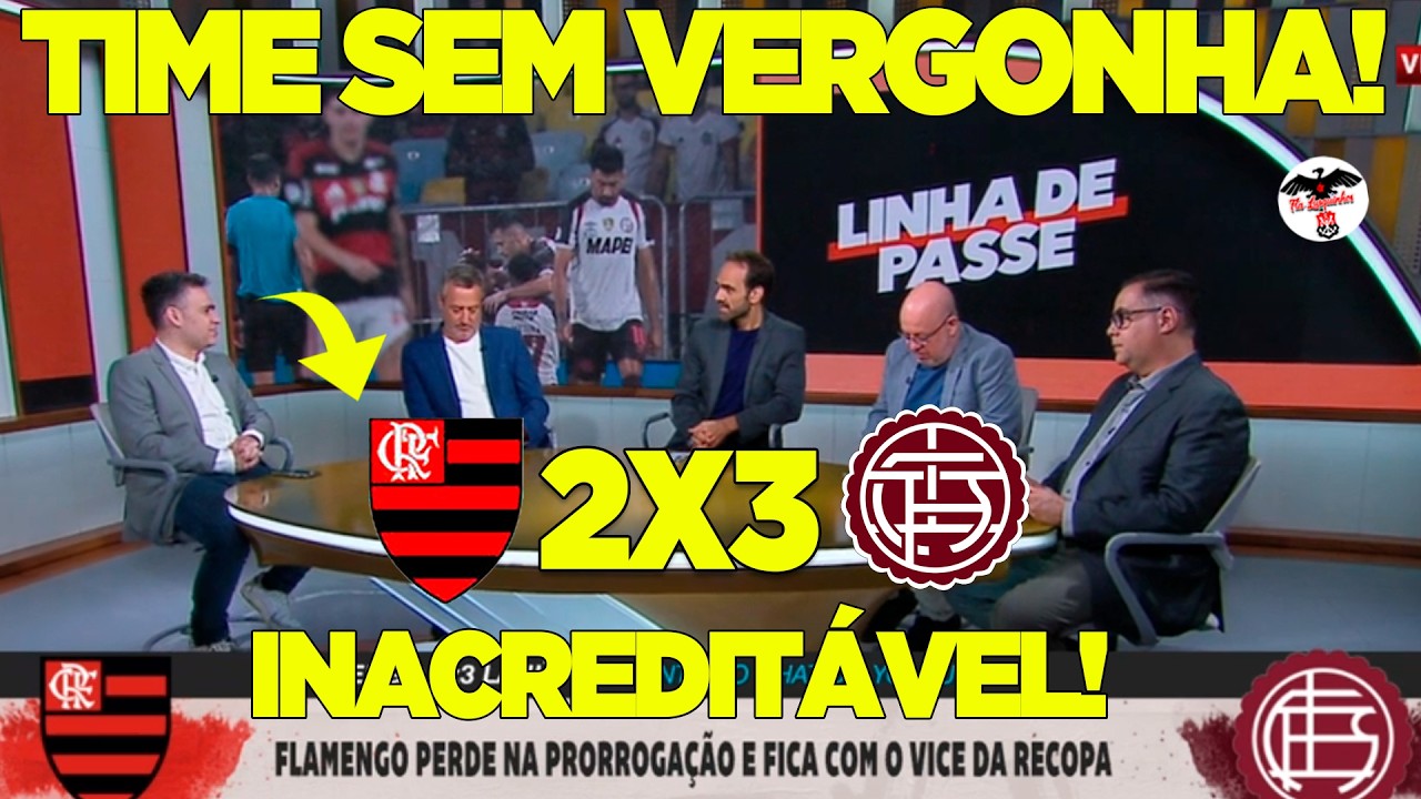 VERGONHOSO! FLAMENGO PERDE A FINAL DA RECOPA! FLAMENGO 2X3 LANÚS NO MARACANÃ