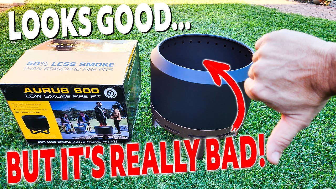 Обзор бездымного очага для костра BUNNINGS AURUS 600: НЕ ПОКУПАЙТЕ ЭТО! (Ржавчина после 6 костров...