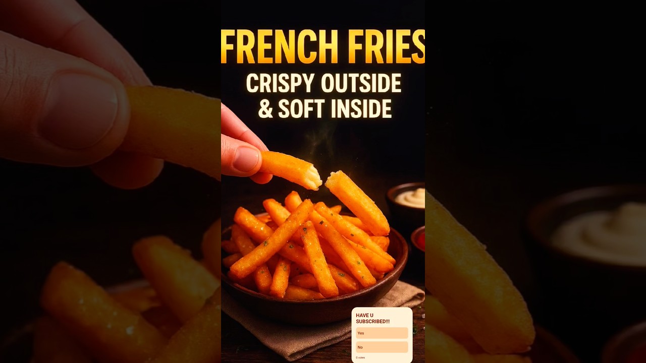 How to Make Perfect French Fries 🍟 | Crispy Outside, Soft Inside | Easy Recipe😋