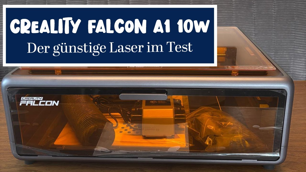 NEU 🌟 Creality Falcon A1 Laser im Test - Laser zum Schnäppchenpreis - Wie gut ist er? #laser #diy