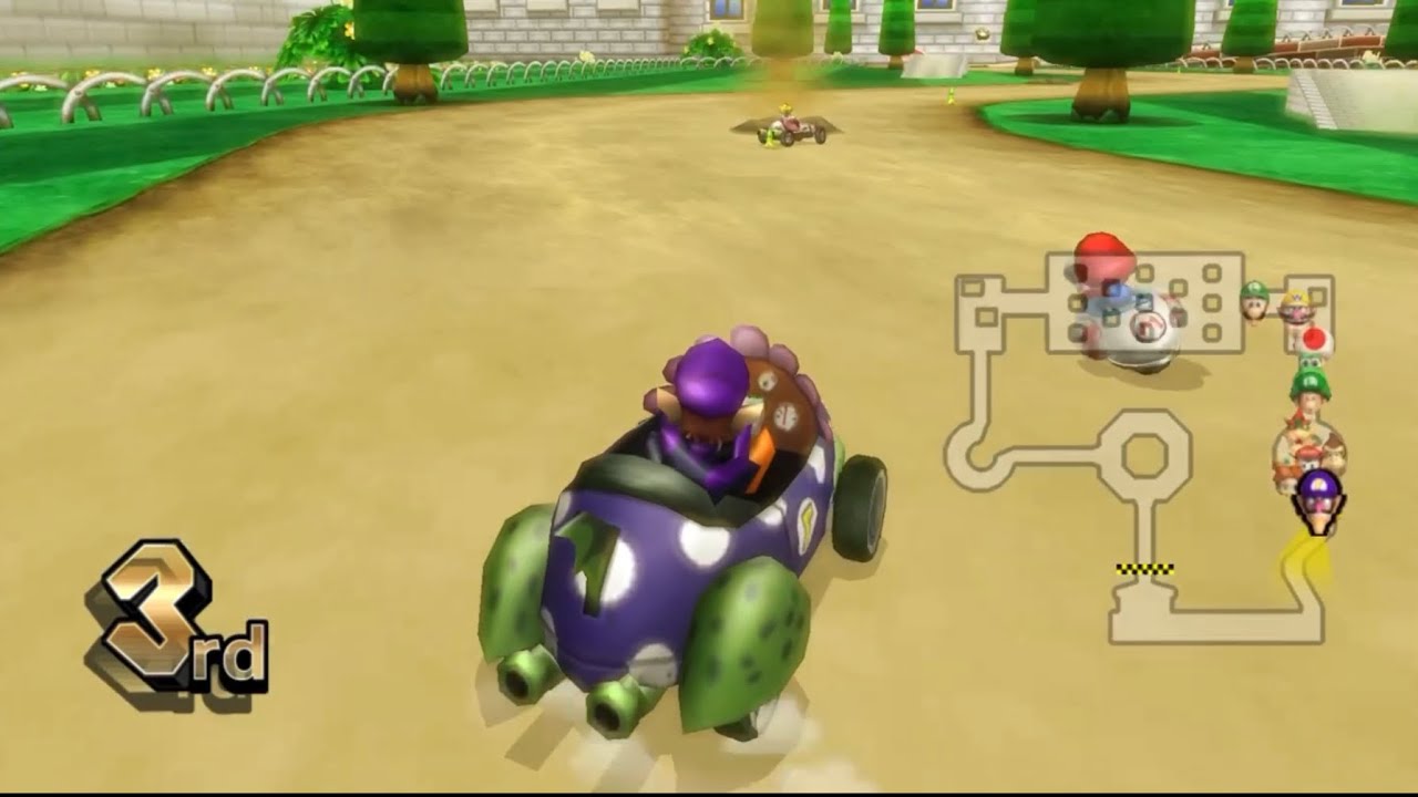 150cc Lightning Cup (3 Star Rank) Waluigi + Piranha Prowler | Mario Kart Wii