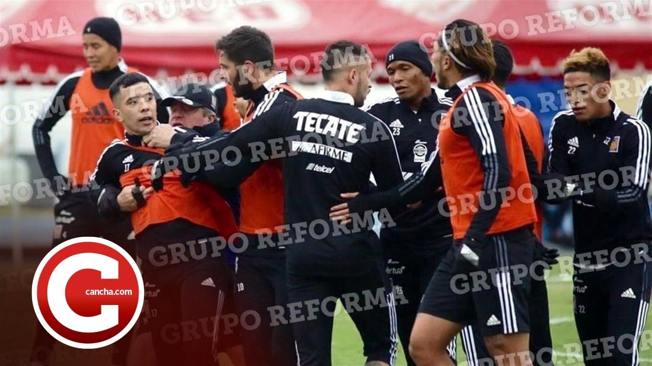 Leo Fern&aacute;ndez y Carlos Salcedo arman conato de bronca en Tigres