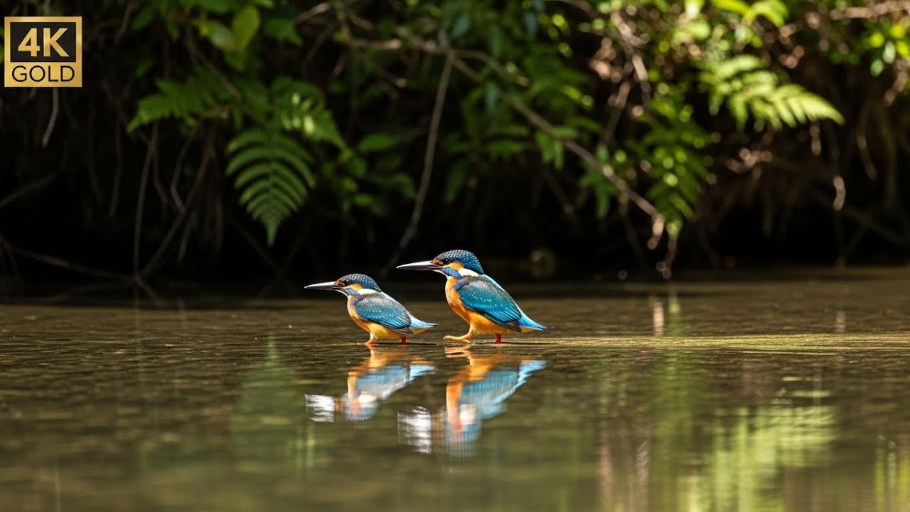 Relaxing Piano and Nature Sounds with River Flow for Sleep, Study and Meditation