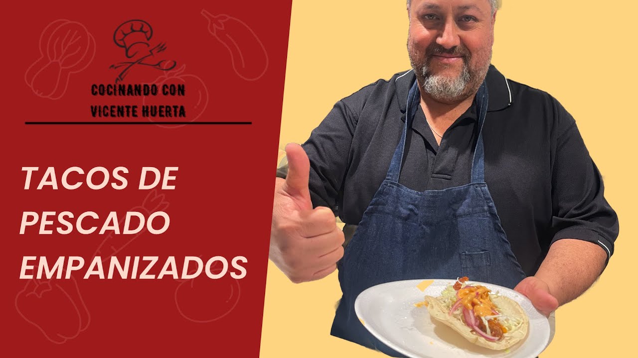 Tacos de pescado empanizados