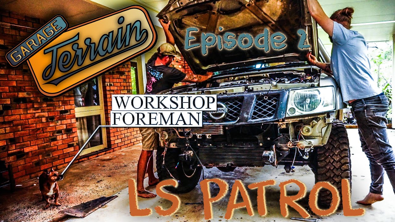 Terrain - LS swap into GU Patrol - Episode 2 - How to remove a ZD30 - Starting the teardown - Part 1