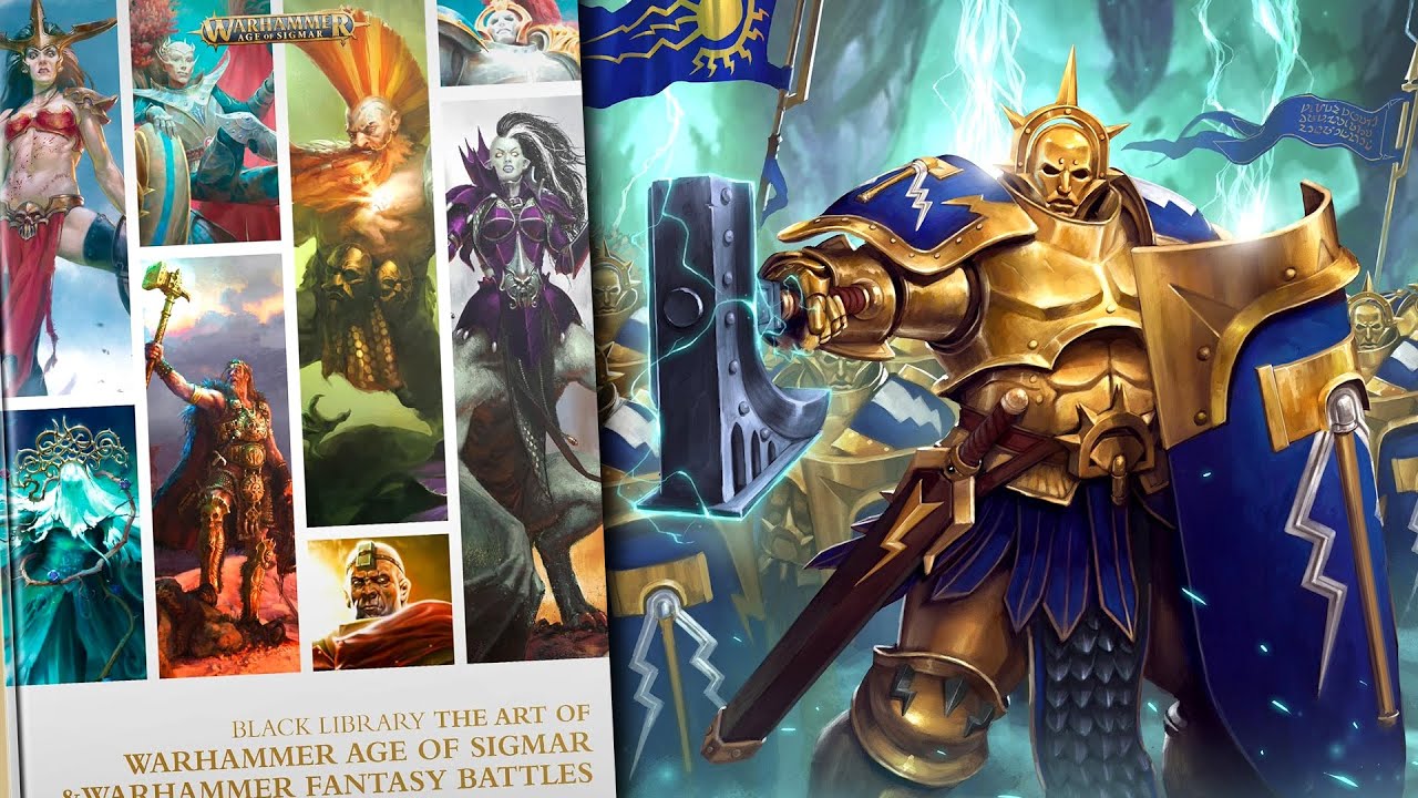 ⚔️The Art of Warhammer Age of Sigmar & warhammer fantasy battles book Black Library Games Workshop