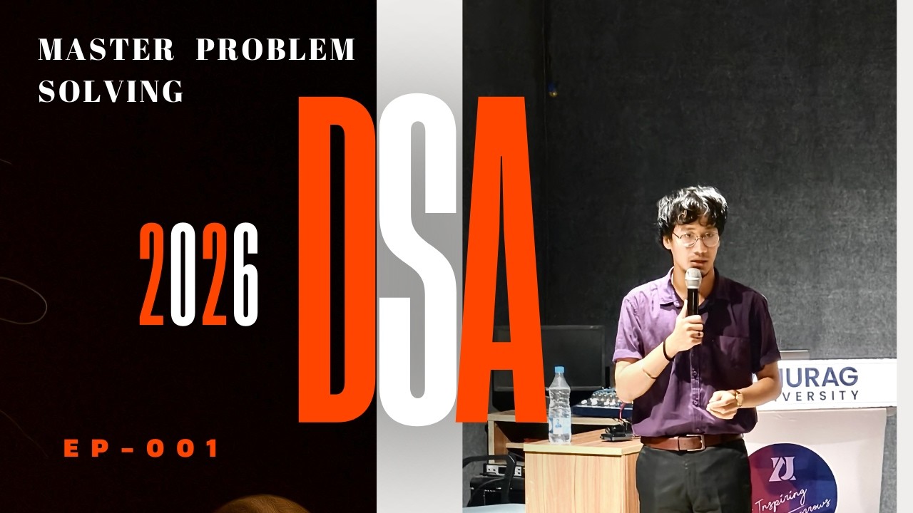 DSA- why we need problem solving? (Live class)- Ep-001