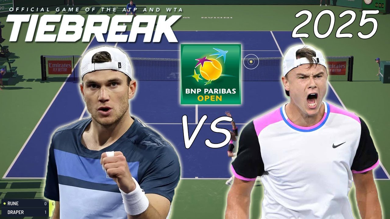 Tiebreak | Holger Rune VS Jack Draper Final Masters Indian Wells 2025 Simulación | marratxiboy