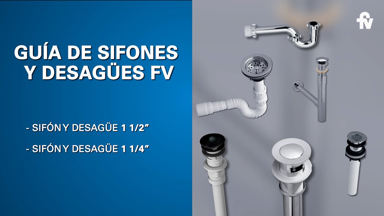 Gu&iacute;a de sifones y desag&uuml;es FV