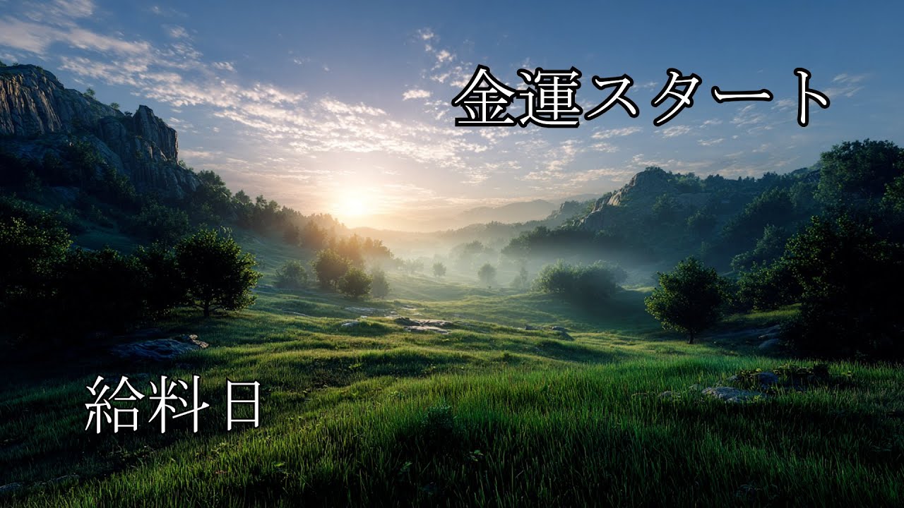 給料日、気持ちを整えて始める朝の音楽