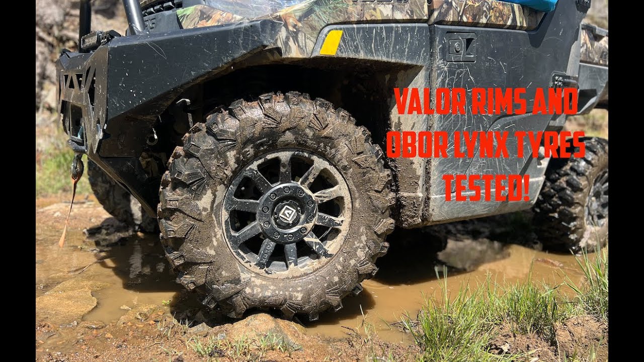 OBOR LYNX TYRES & VALOR RIM TEST ON POLARIS RANGER