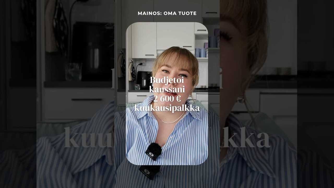 Elokuun budjetti 2025 📊 Kurkkaa mun budjettitaulukko 27 sekunnissa! #budjetti #budjetointi