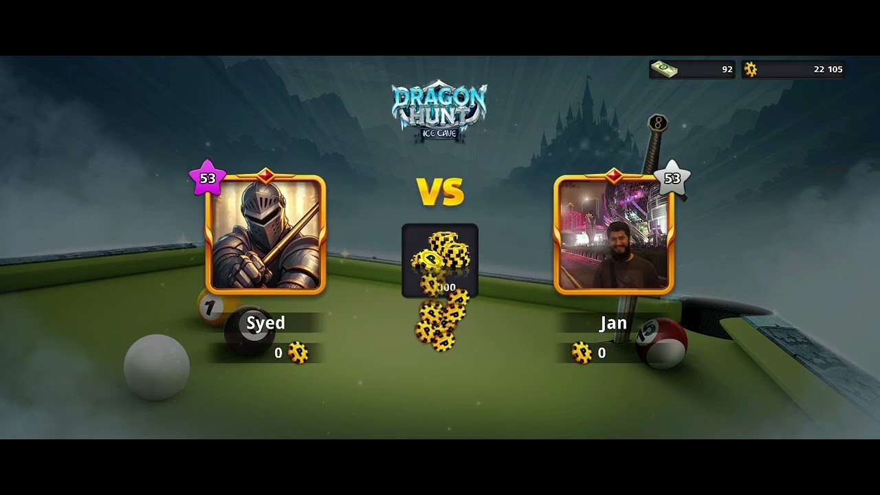 😱 First Game DISASTER... Then I WON $80,000 in Dragon Hunt! 🐉💰 (8 Ball Pool)