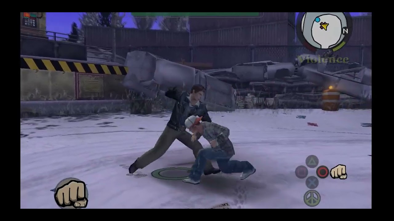 Bully ps2 - Testing moves.