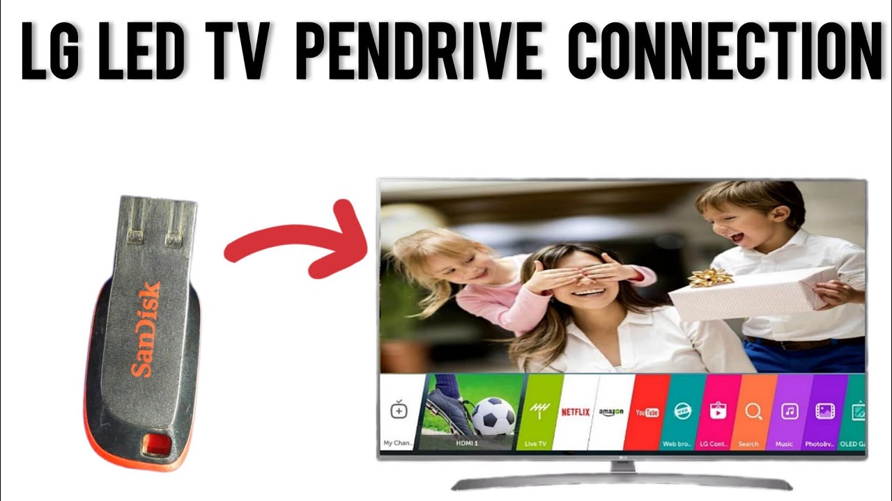 Podłączenie pendrive'a do telewizora LG LED