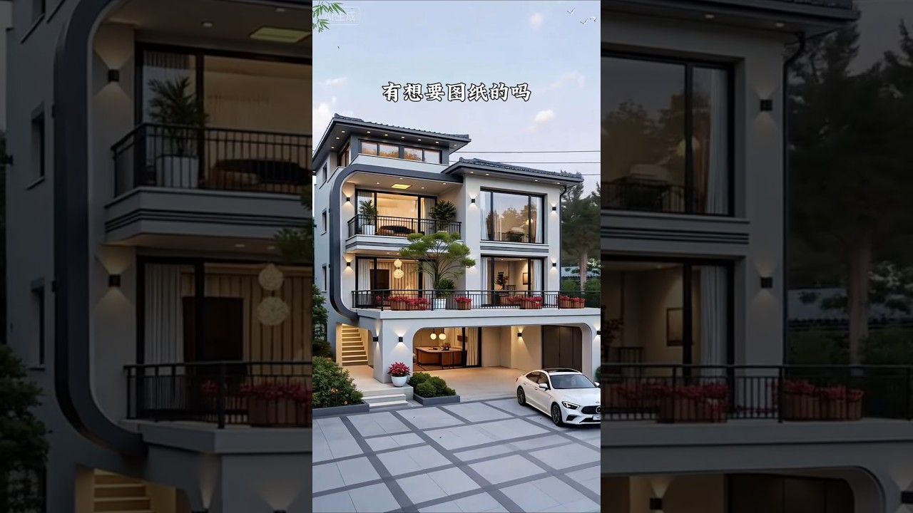 Modern Home Design 1051. #home #homedecor #homedesign #dreamhome #modernhome #modernhouse #trending