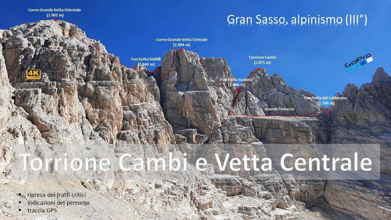 Le vette più difficili del Gran Sasso: Vetta Centrale e Torrione Cambi