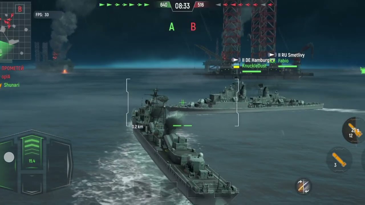 Force of Warship Agressive DDG Xi'an  13 kill war gameplay!!