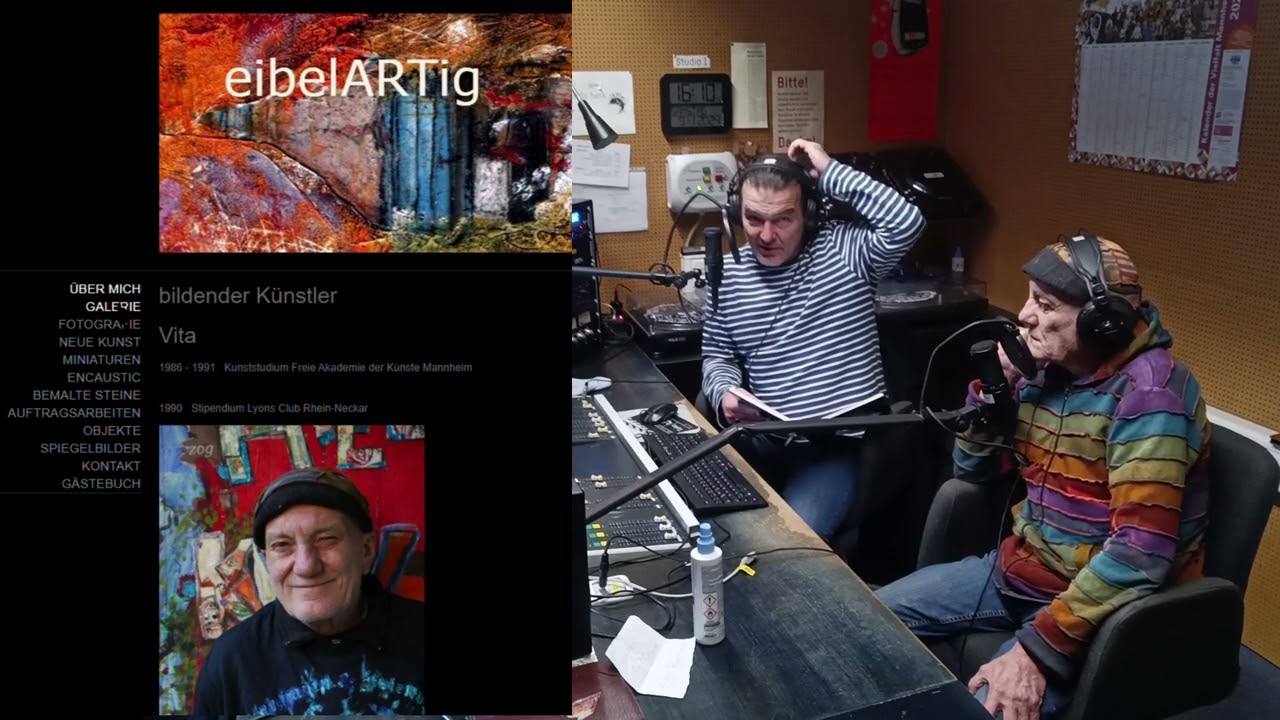 🎙️ Exklusives Interview mit dem Künstler Siegmund Eibel auf Bermudafunk 🎙️