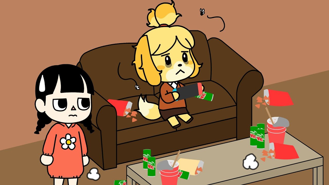 [ACNH] Isabelle is a Game Addict