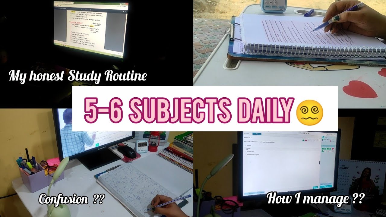 How I Study 5-6 Subjects Daily Without Getting Confused 😵‍💫 #ossccgl2025 #osssc #upsc #ssc 