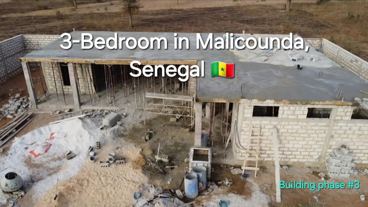 Building Malicounda 3-Bedroom Home | Time for Plumbing, Electric & Roofing | Living in Senegal 🇸🇳