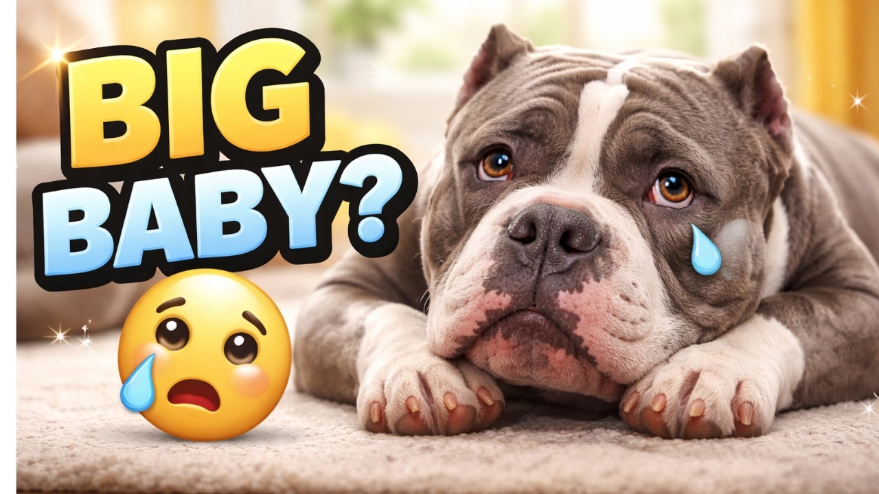 American Bullies Look Scary… Until You Live With One 😂
