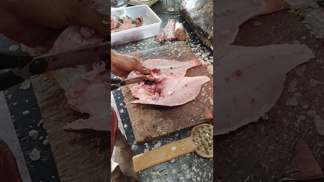 fish cutting skills fish fry recipe grill #fishrecipe #fishfrymasala #fishcutting
