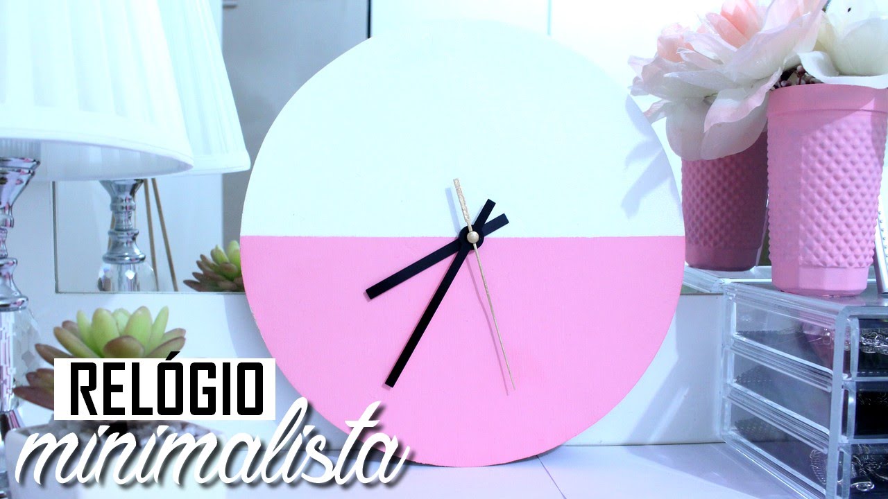 DIY: REL&Oacute;GIO DIFERENTE PARA DECORA&Ccedil;&Atilde;O MINIMALISTA -  Por Lorena Lima