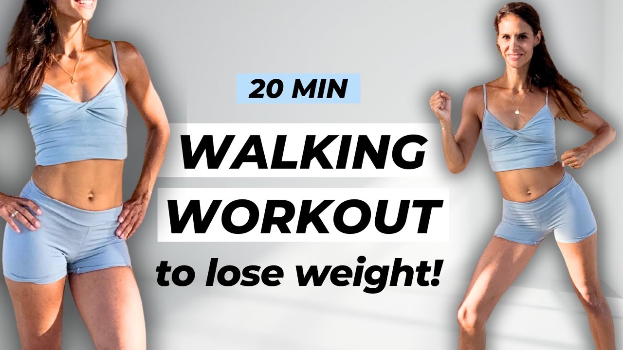 20 MIN WALKING CARDIO WORKOUT to LOSE WEIGHT 🔥 | No Jumping, No Lunges