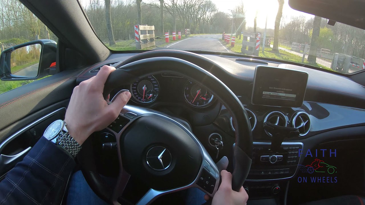 Mercedes CLA45 AMG POV driving experience - CRAZY ENDING - 4K High Quality