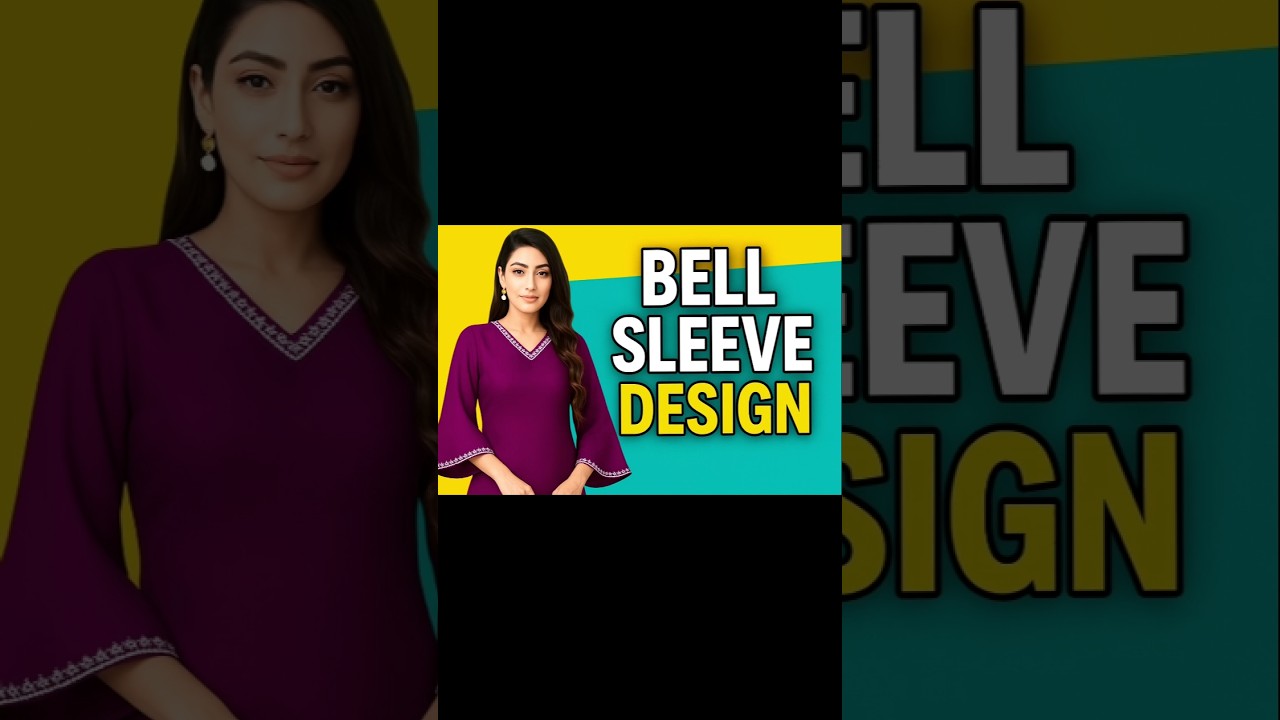 Bell Sleeves Cutting and Stitching | Bell sleeve design
