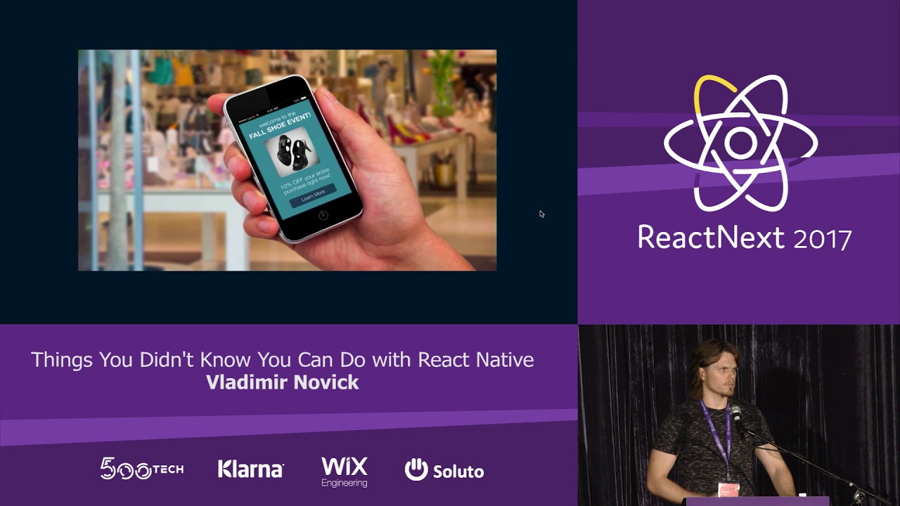 Vladimir Novick: Things You Didn't Know You Can Do With React Native — ReactNext 2017