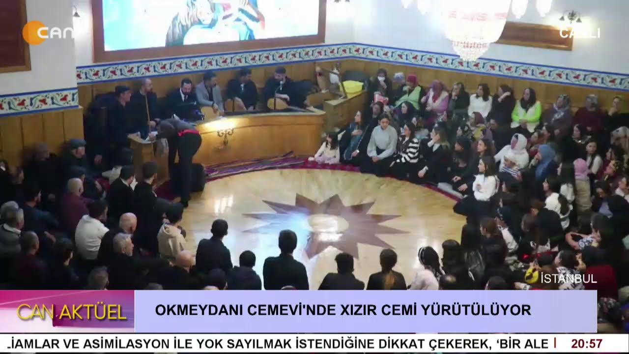 CAN AKTÜEL - OKMEYDANI CEMEVİ'NDE XIZIR CEMİ YÜRÜTÜLÜYOR