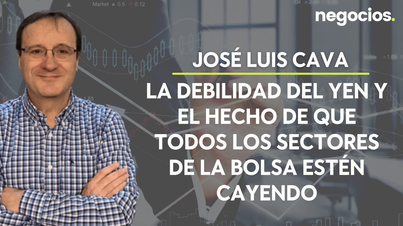 Jos&eacute; Luis Cava: La debilidad del yen y el hecho de que todos los sectores de la bolsa est&eacute;n cayendo