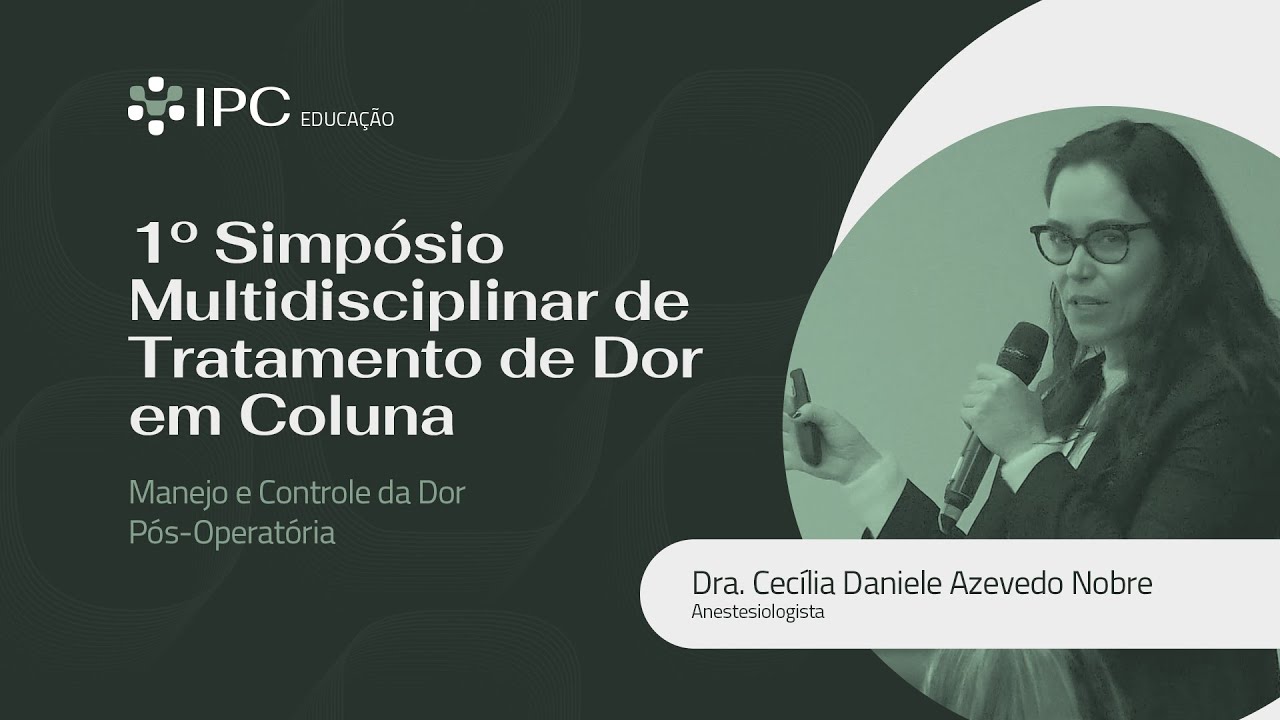 Manejo e Controle da Dor P&oacute;s-Operat&oacute;ria