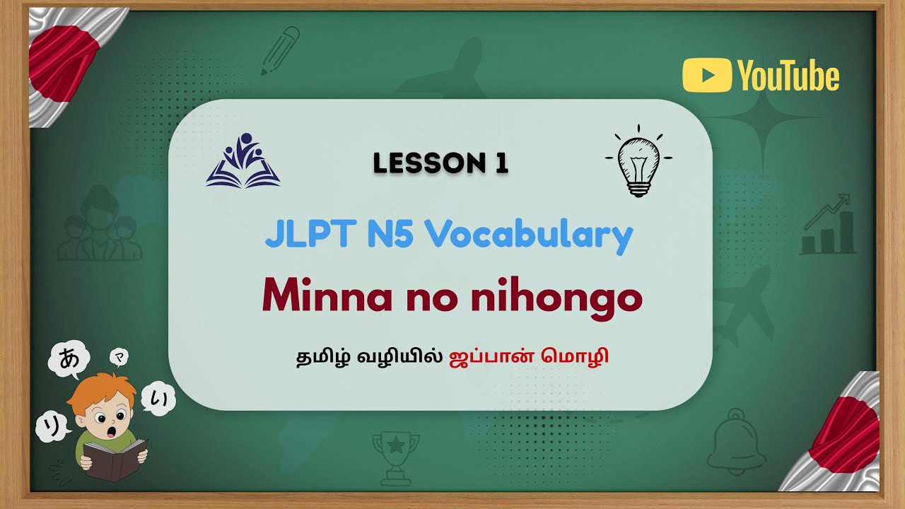 JLPT N5 Vocabulary lesson 1