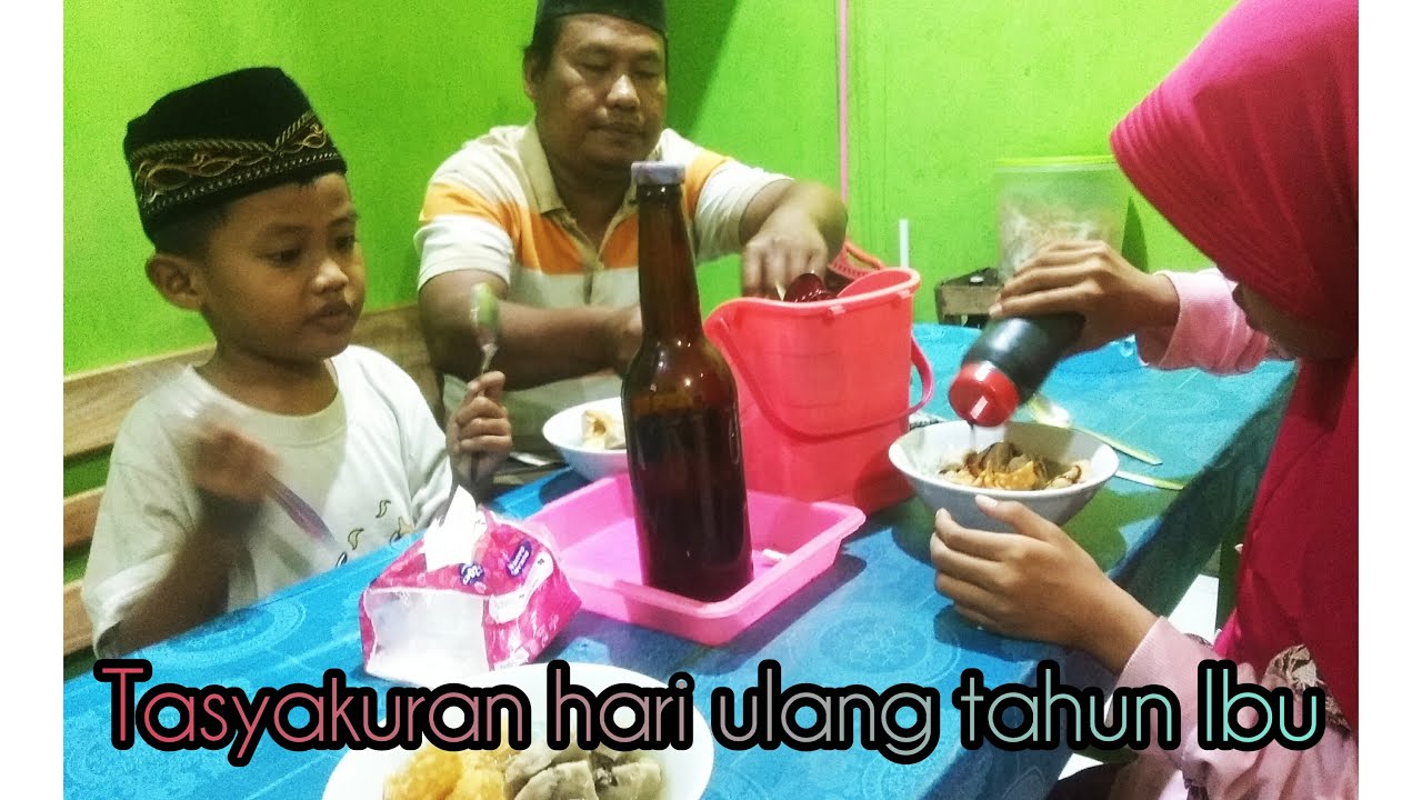 Tasyakuran Hari Ulang Tahun Ibu