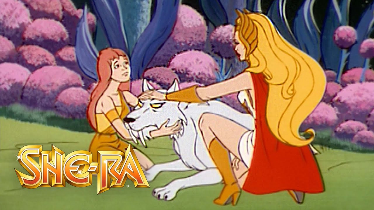 She-Ra tames a wild magical wolf | She-Ra Official | Masters of the Universe Official
