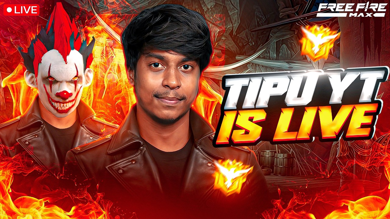 Free Fire Live 🔴 Lone Wolf Kalua 🤣 Tipu Don 😁 With Punish Challenge #ff #freefirelive #tipufflive