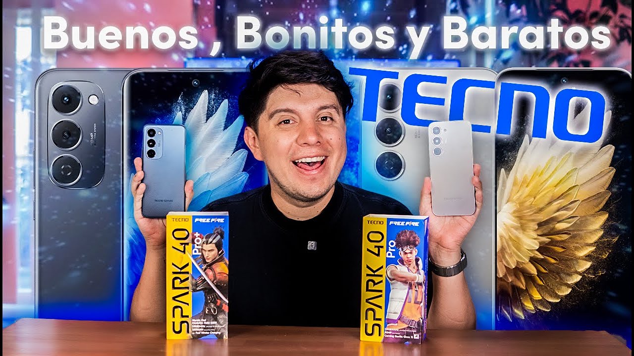 TECNO SPARK 40 PRO Y 40 PRO+: ¡Valen la pena! (Unboxing en español)