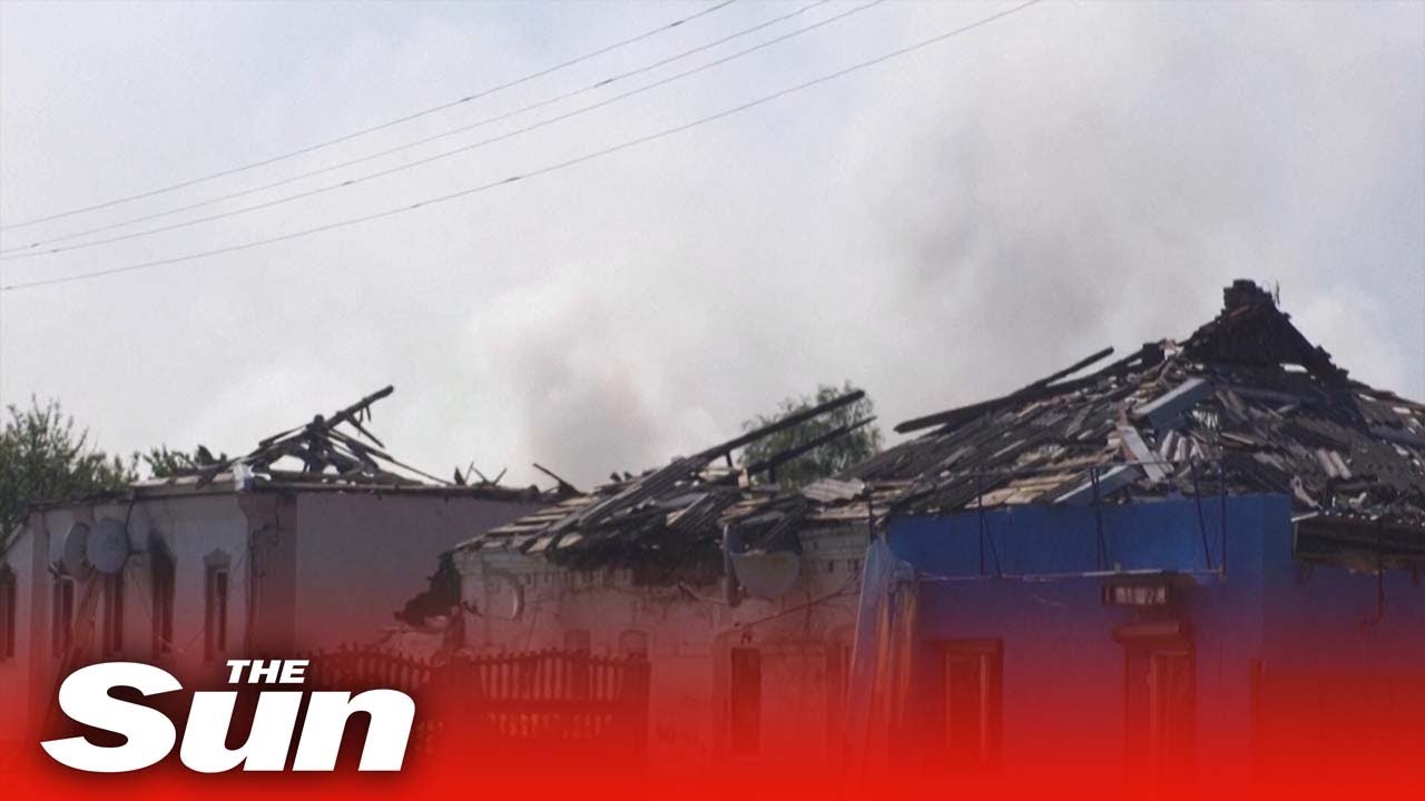 Two dead after shelling of Ukrainian town near Russian border