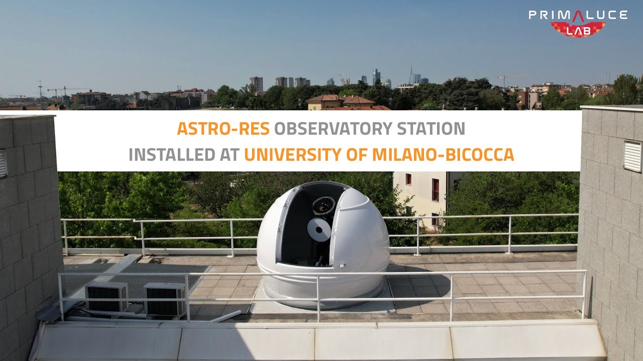 ASTRO-RES Observatory Station installed in University of Milano-Bicocca