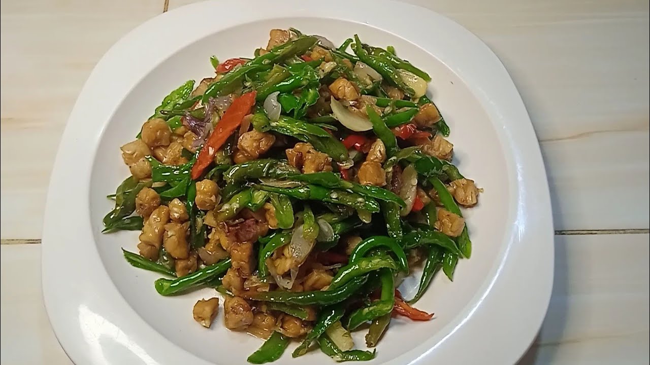 RESEP TUMIS LOMBOK IJO TEMPE SUPER ENAK