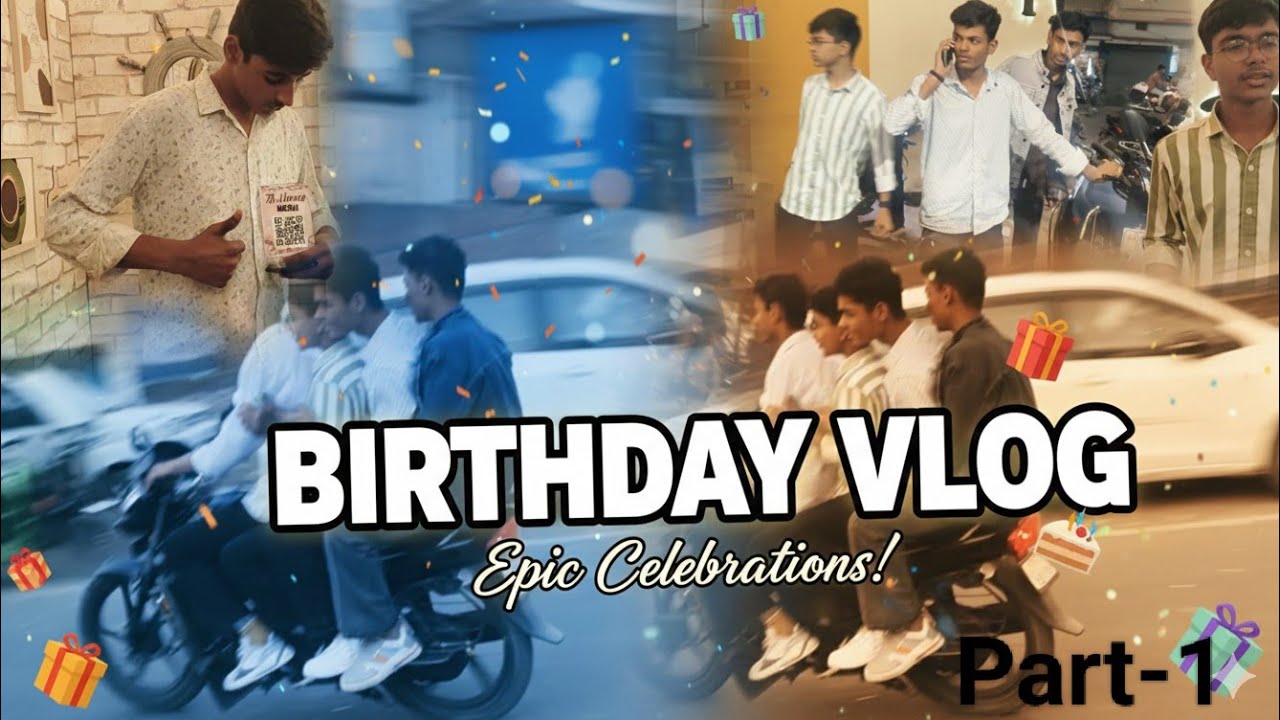 Mittar ka birthday celebration guyss😊👍🎉.Part-1 kuch jada hi ho gyaa😂😱